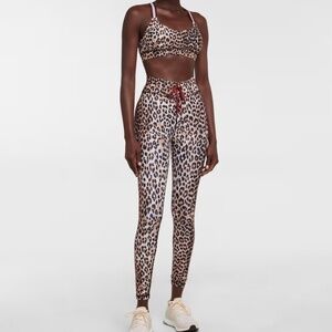The Upside Leopard-print high-rise leggings - Small